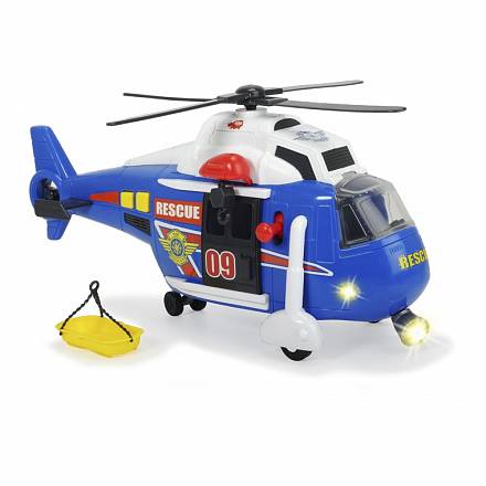 Вертолет функциональный, 41 см., свет, звук, свободный ход 
